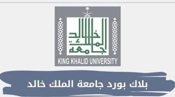 التسجيل المباشر جامعة الملك خالد البلاك بورد 2024