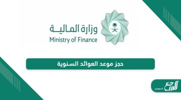 كيفية حجز موعد العوائد السنوية عبر موقع وزارة المالية  2024